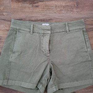 J Crew Olive Green Shorts